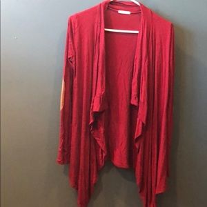 Maroon cardigan